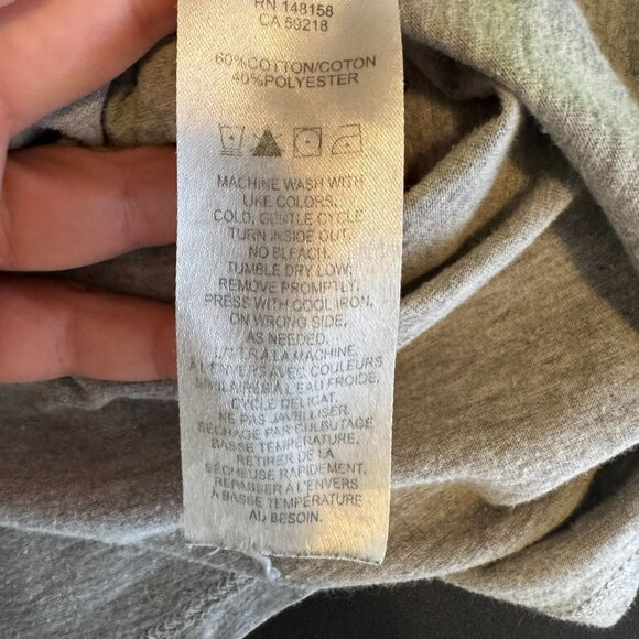 Pendleton Surfboard Print Gray & Black Baseball Shirt, 3/4 Sleeves, Size Large - Picture 5 of 8